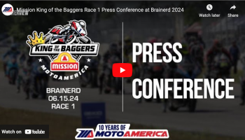 Video: Mission King Of The Baggers Race One Press Conference From Brainerd International Raceway